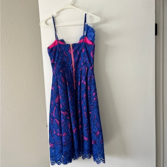 NWT Lilly Pulitzer Camella Orchid Lace A Line Dress - Picture 8 of 12